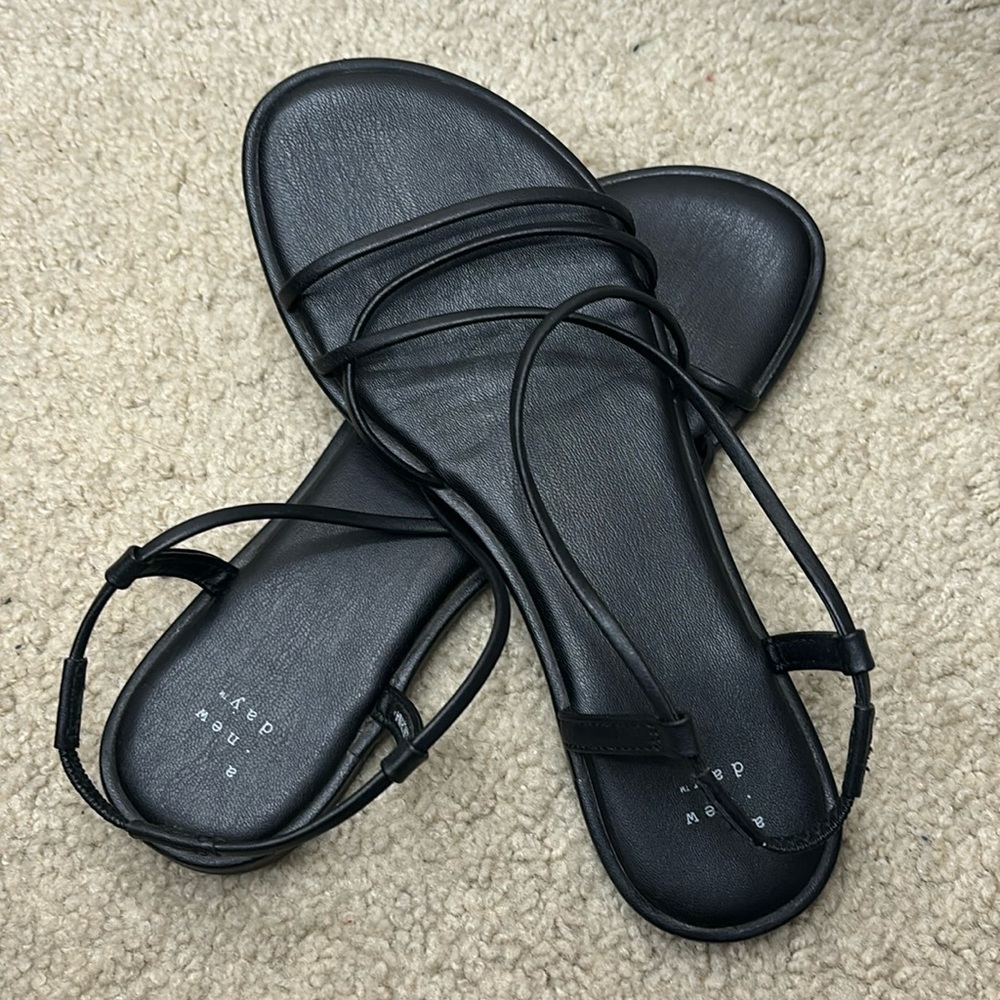 Strappy Black Sandals